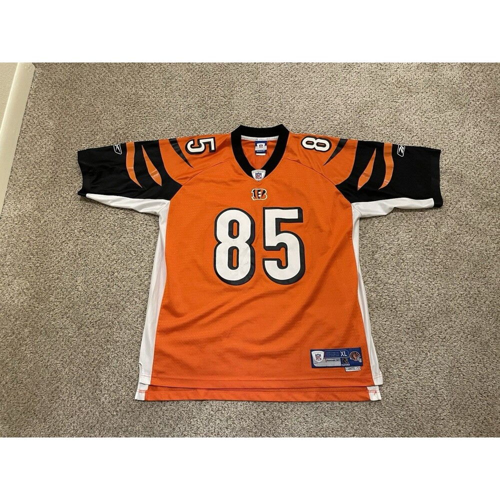 Reebok Chad Johnson Cincinnati Bengals Ochocinco Jersey #85 Stitched Size XL